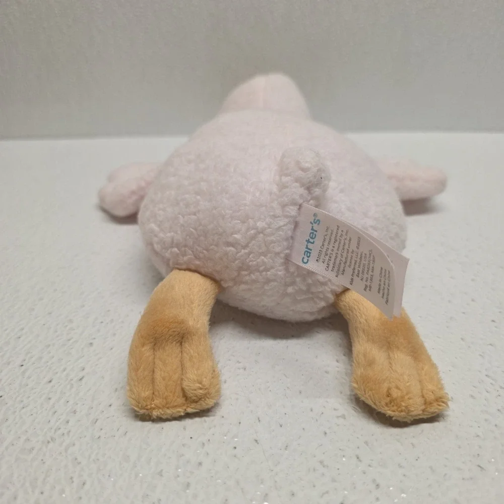 Carters 2023 Baby Pink Duck Goose Soft Cuddle Plush